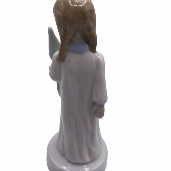 ROYAL DUX CZECH HAND PAINTED  PORCELAIN GIRL WITH CLOWN FIGURINE 6" - Picture 8 of 9